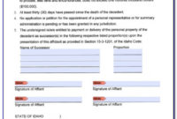 Probate Form 13100 Free – Form : Resume Examples #Gzoeq6Mowq for Probate Valuation Letter Template