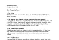 Sample Basic Resignation Letter – How To Write A Basic for Draft Letter Of Resignation Template