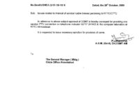 Snea(I) Gujarat Circle in Request Letter For Internet Connection Template