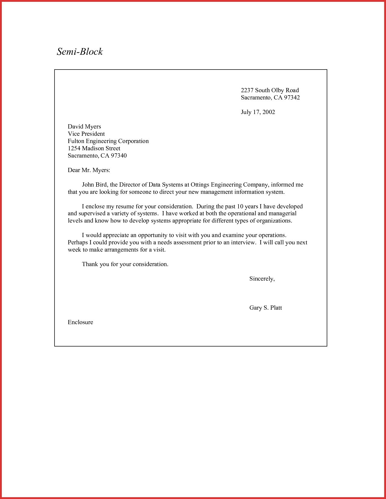 Speeding Ticket Appeal Letter Template Samples | Letter with Modified Block Letter Template Word