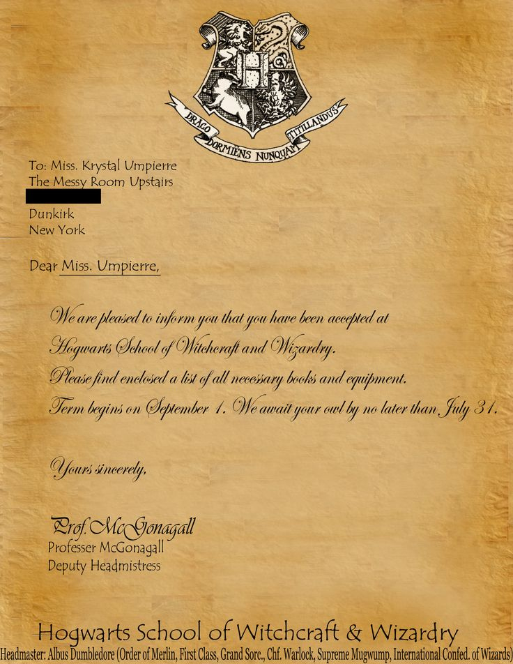 The 25+ Best Hogwarts Letter Template Ideas On Pinterest with regard to Harry Potter Letter Template