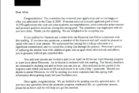 University College Acceptance Letter Sample | Hq Printable regarding College Acceptance Letter Template