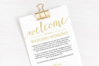 Welcome Letter Wedding Template, Welcome Bag Note intended for Welcome Bag Letter Template